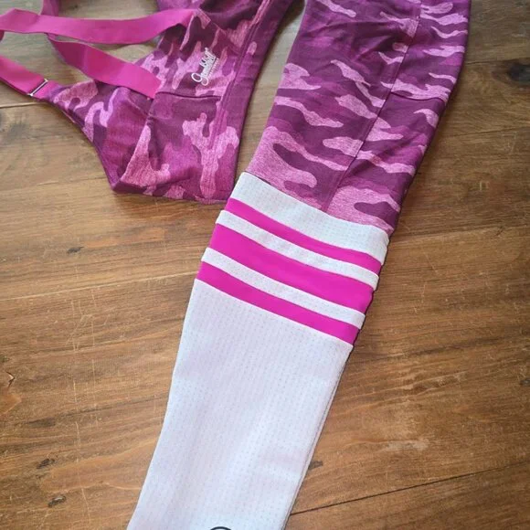 Bombshell Sportswear Pink Camo Set - size small EUC!!! - Picture 4 of 6
